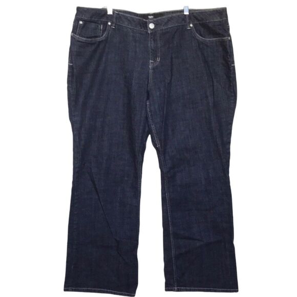Mossimo Premium Denim Bootcut Jeans Blue Sz 26W - Picture 1 of 9
